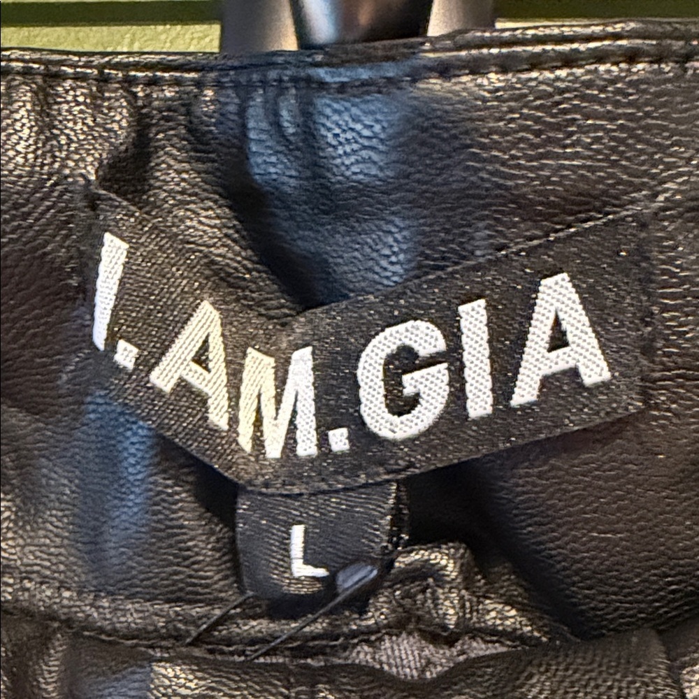 I.Am.Gia Black and Pink Patchwork Pants - Picture 4 of 6